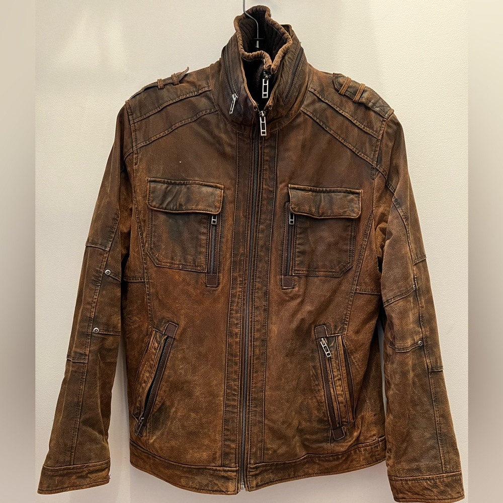 Incredible Sky & Co leather jacket